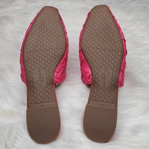 Circus by Sam Edelman Olena Mule Slides Flamingo Pink New In Box - Picture 15 of 16